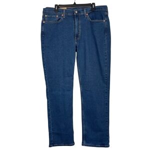 NEW Levis 514 Straight Stretch 36x30 Regular Fit Medium Wash Denim Blue Jeans
